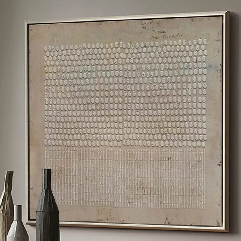 Abstract Tranquility Frameless Wall Art Painting #WS025 - Modern Home Decor for Living Room, Bedroom & Office