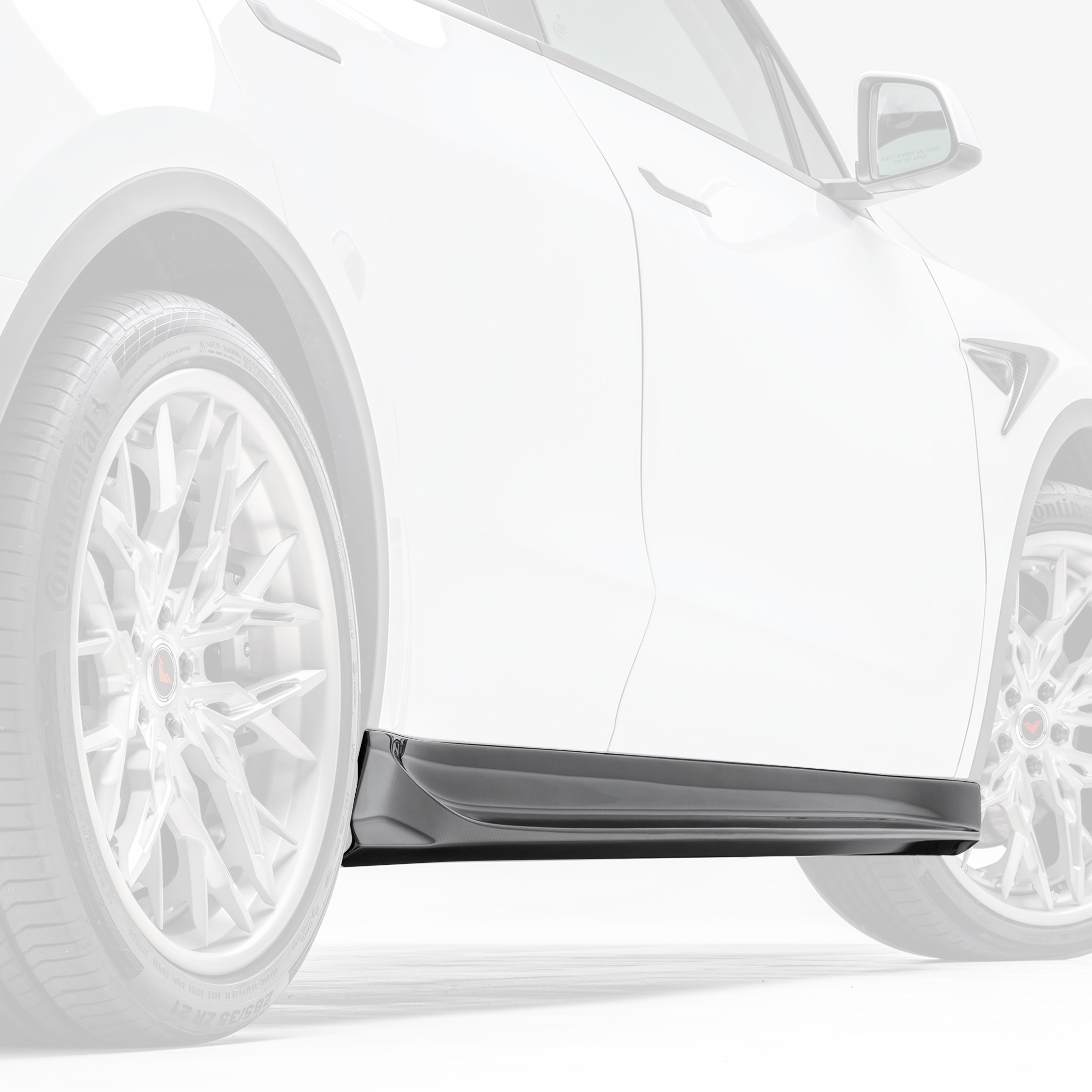 Tesla Model Y Aero Side Skirts - Carbon Fiber Car Body Kit for Enhanced Aerodynamics & Style - Perfect for Road Trips & Performance Driving