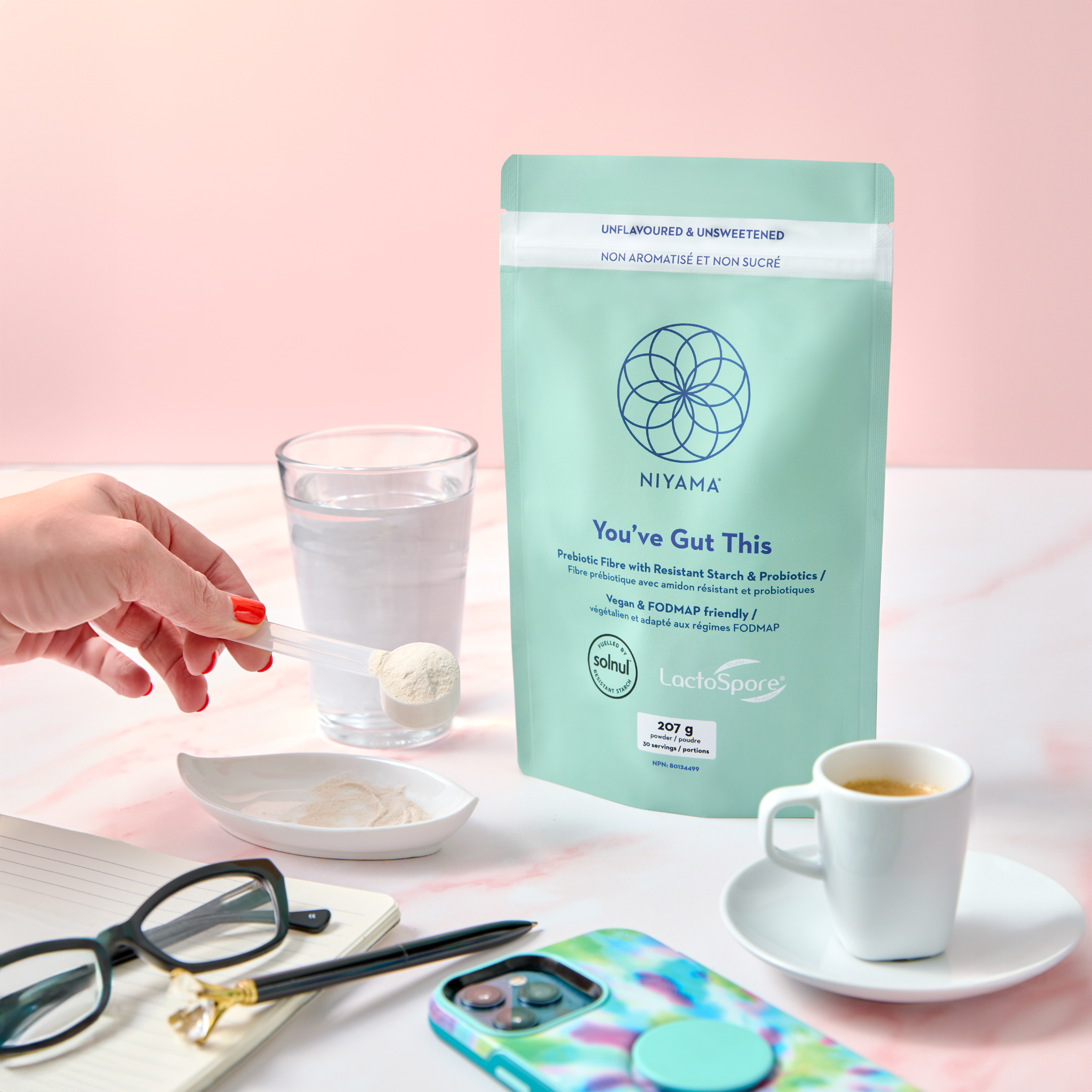 Prebiotic Fiber Powder for Gut Health - Supports Digestion & Immunity - Ideal for Smoothies, Yogurt & Daily Wellness