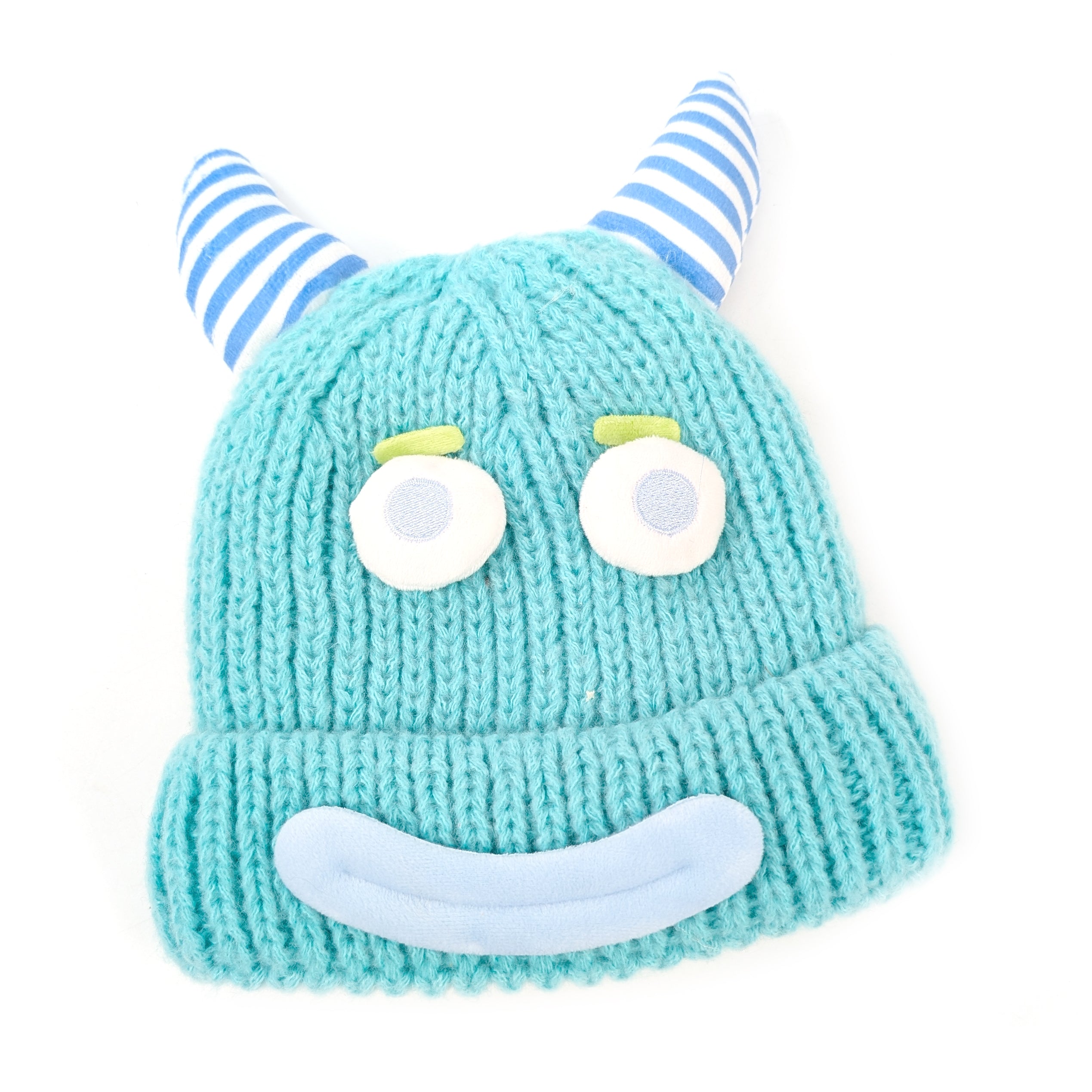 Matty Monster Kids Winter Hat - Soft & Warm Blue Beanie for Boys & Girls - Perfect for Outdoor Play, Snow Days & Cold Weather Activities