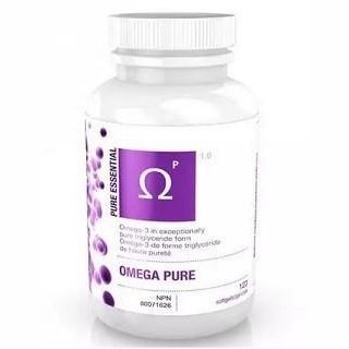 ATP Lab Omega Pure 120 Softgels - High Potency Fish Oil Supplement for Heart, Brain & Joint Health - Supports Cognitive Function & Cardiovascular Wellness