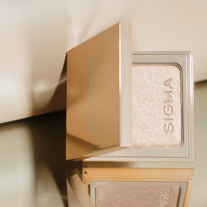 Pressed Powder Highlighter - Shimmer & Glow for Cheeks & Eyes | Vegan & Cruelty-Free Makeup for Contouring & Glam Looks