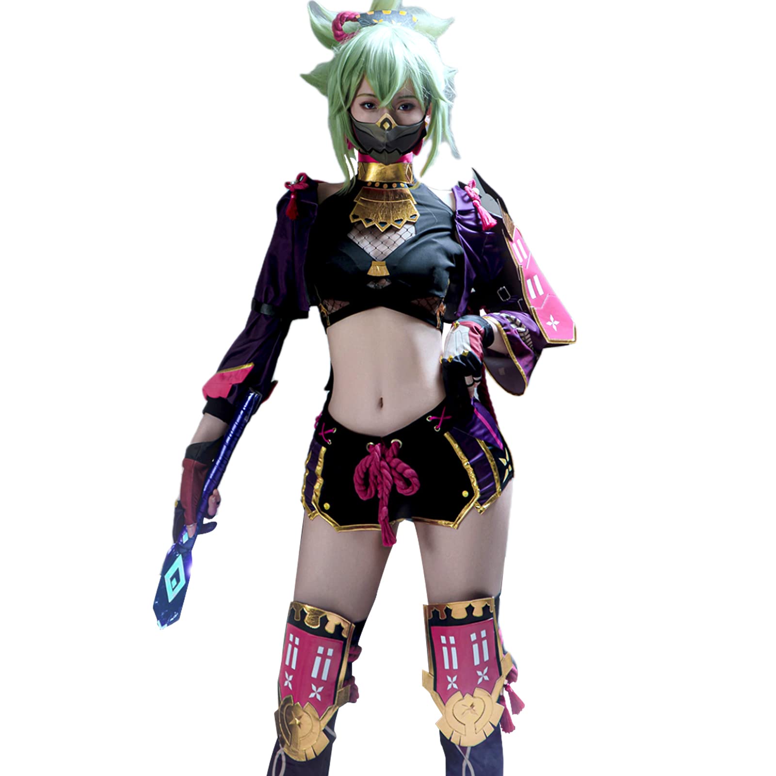 Genshin Impact Cosplay Costume - Kokomi, Beidou & Yae Miko Outfits for Anime Conventions & Halloween Cosplay