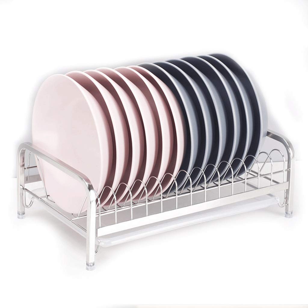 Stainless Steel Single-Layer Dish Rack | Space-Saving Kitchen Drainer & Drying Rack | Perfect for Small Kitchens, Apartments & RVs
