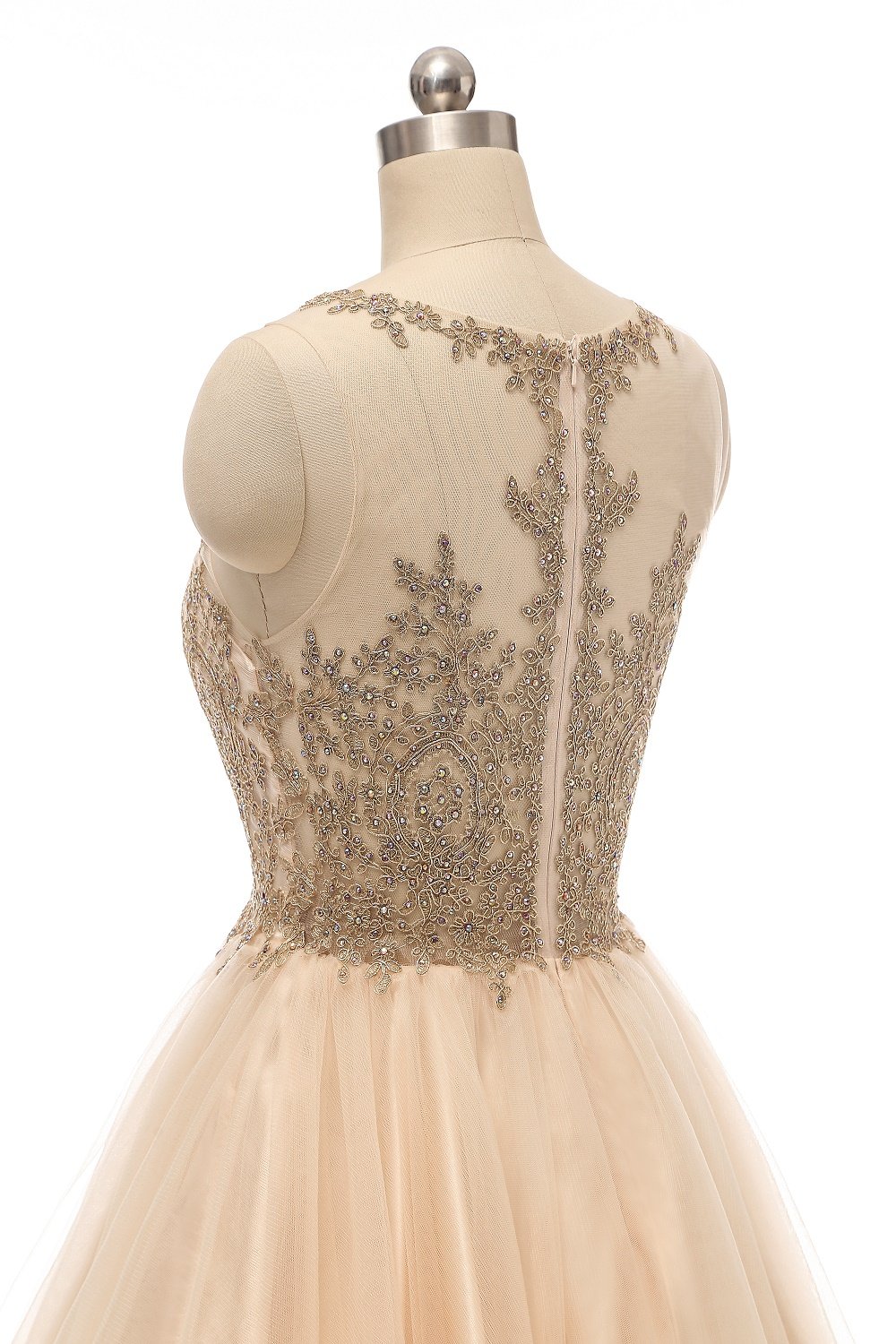 Girls Semi Formal Short Tulle Dress with Gold Lace - Special Occasion Party Dress in Pink Size 14 | Perfect for Birthday Parties, Pageants, and Holiday Events