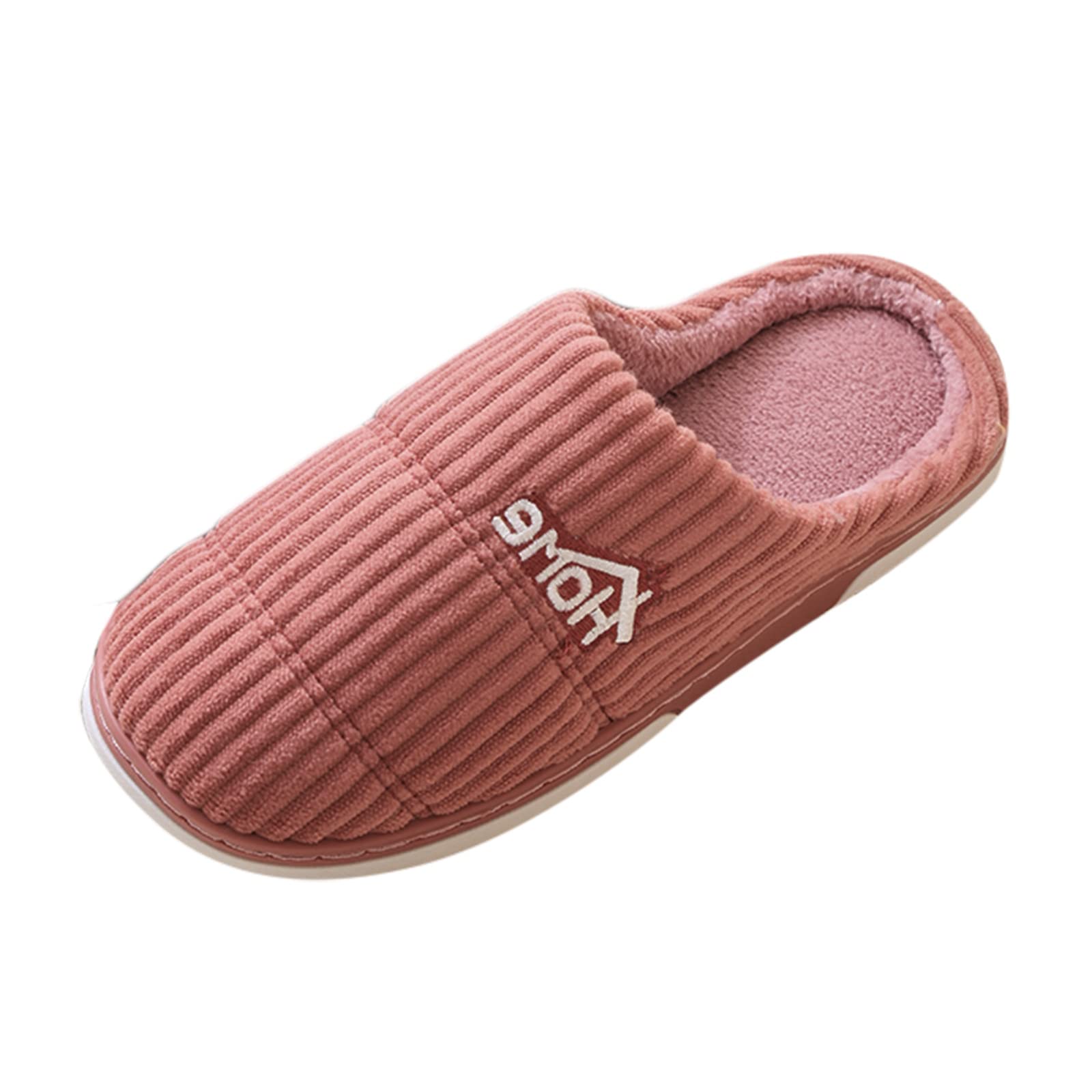 Women's Warm Cotton Slippers with Bow Tie - Cozy Winter House Shoes for Indoor/Outdoor Use - Perfect for Lounging, Relaxing at Home & Quick Errands