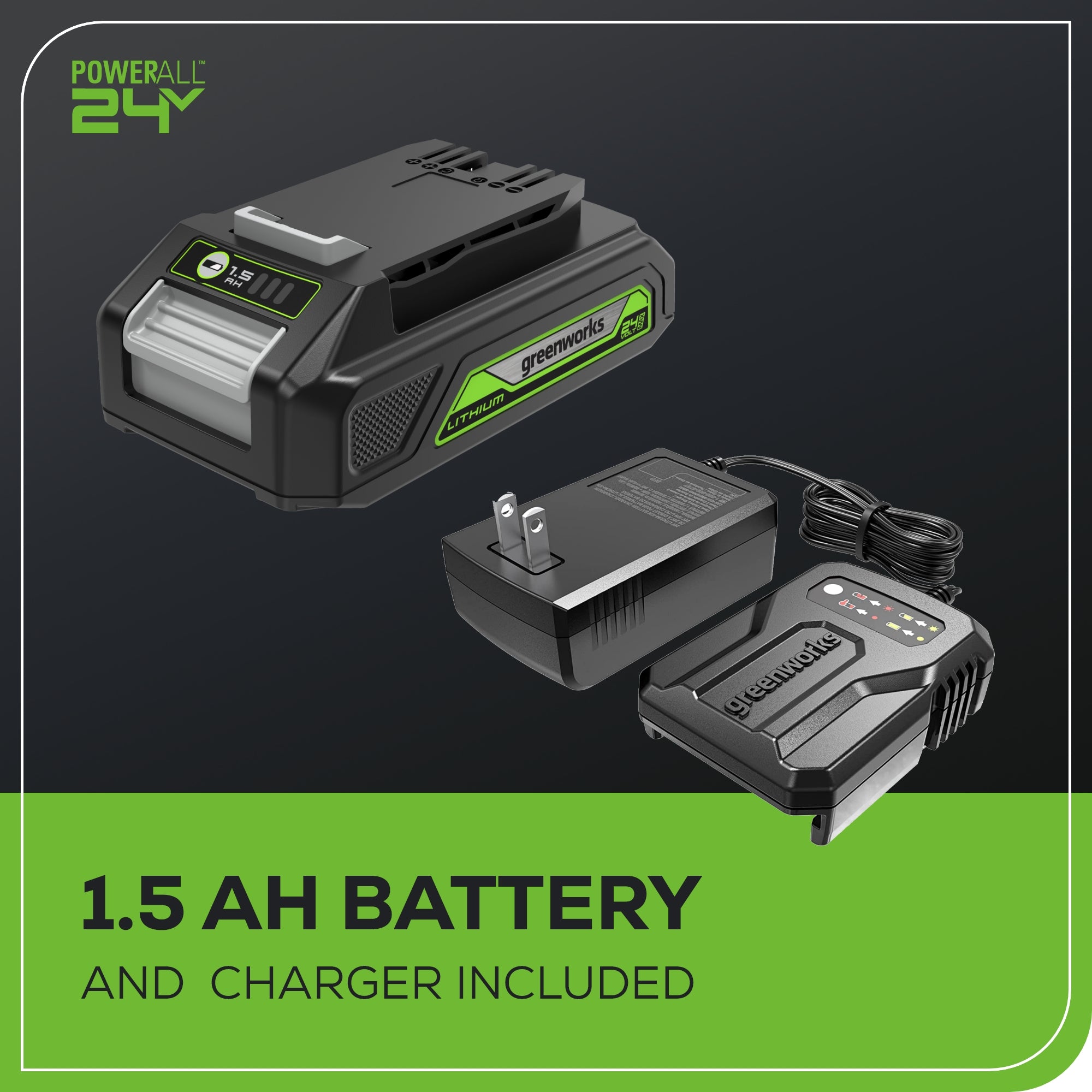 24V Cordless Shrub Trimmer with 1.5Ah Rechargeable Battery & Fast Charger - Perfect for Garden Landscaping, Yard Maintenance, and Hedge Trimming