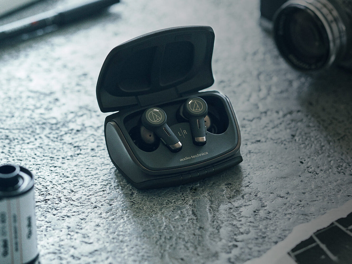 Audio Technica ATH-TWX9 True Wireless Earbuds - Hi-Res Sound, ANC, IPX4 Waterproof - Perfect for Gym, Commuting & Travel