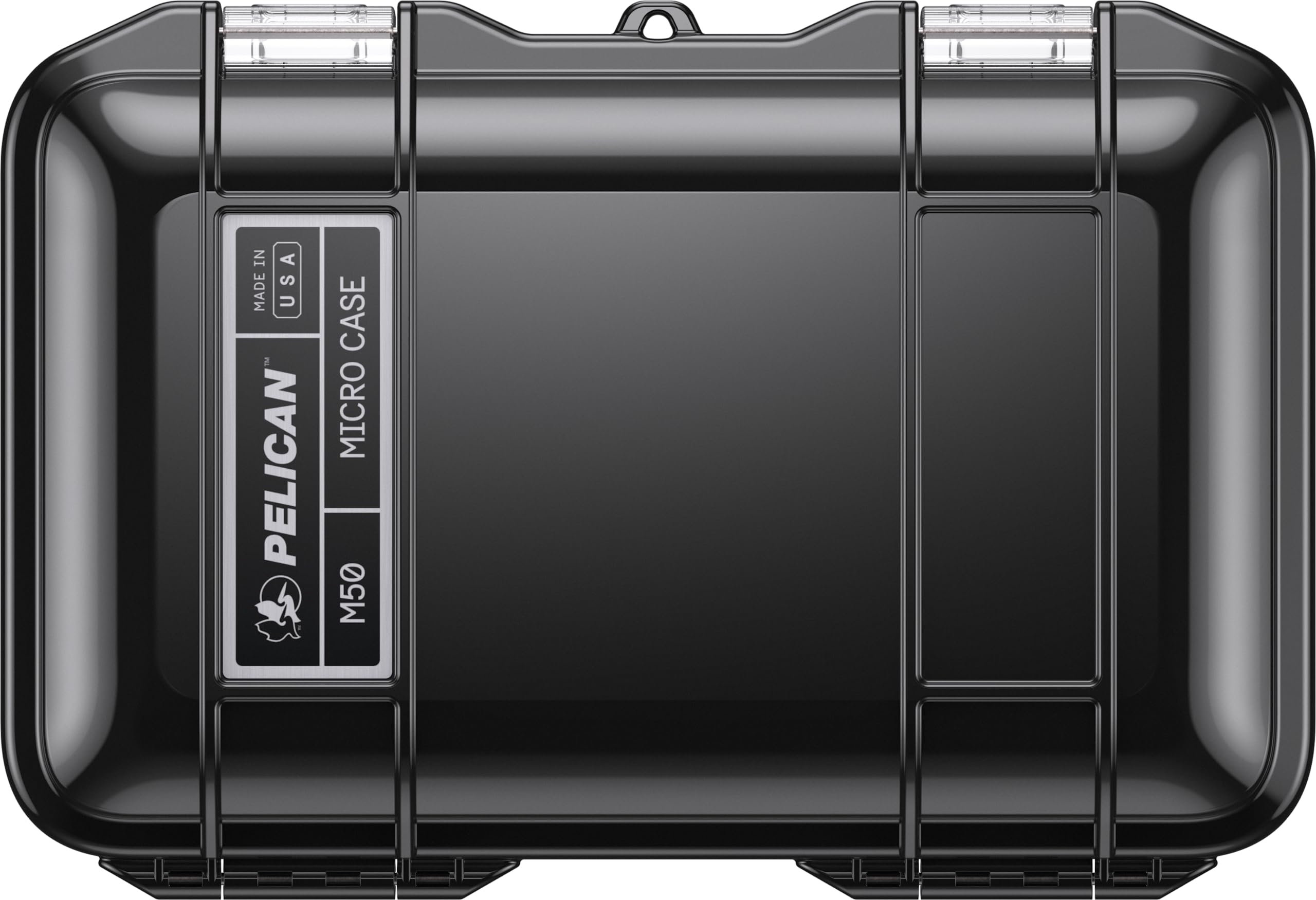 Pelican M50 Micro Waterproof Case - Dry Box for iPhone, GoPro, Cameras | Shockproof & Dustproof Protection for Camping, Fishing, Hiking, Kayaking, Beach & Outdoor Adventures (Black)