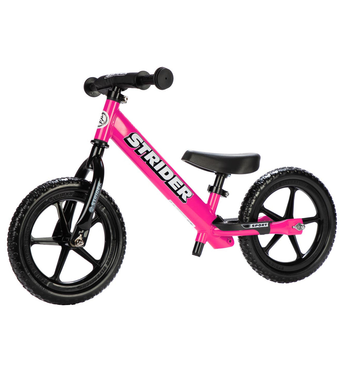 Strider 12 Sport Balance Bike for Kids Ages 1.5-5 Years - No Pedal Toddler Training Bike with Adjustable Seat - Perfect for Learning to Ride & Outdoor Play