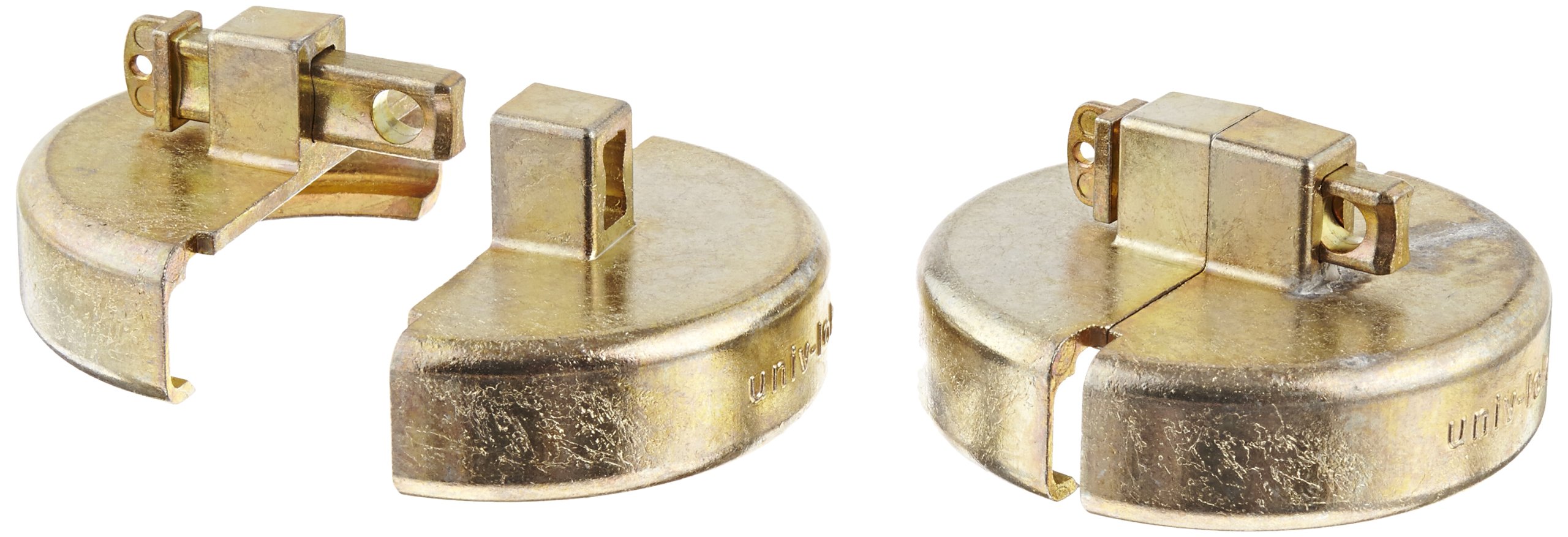 Justrite Master Lock 08509 Zinc Drum Plug Locking Device - Secure 55 Gallon Plastic Drums - Heavy Duty Industrial Safety Lock - Perfect for Chemical Storage, Warehouse Security & Transport Safety [PRICE is per EACH]