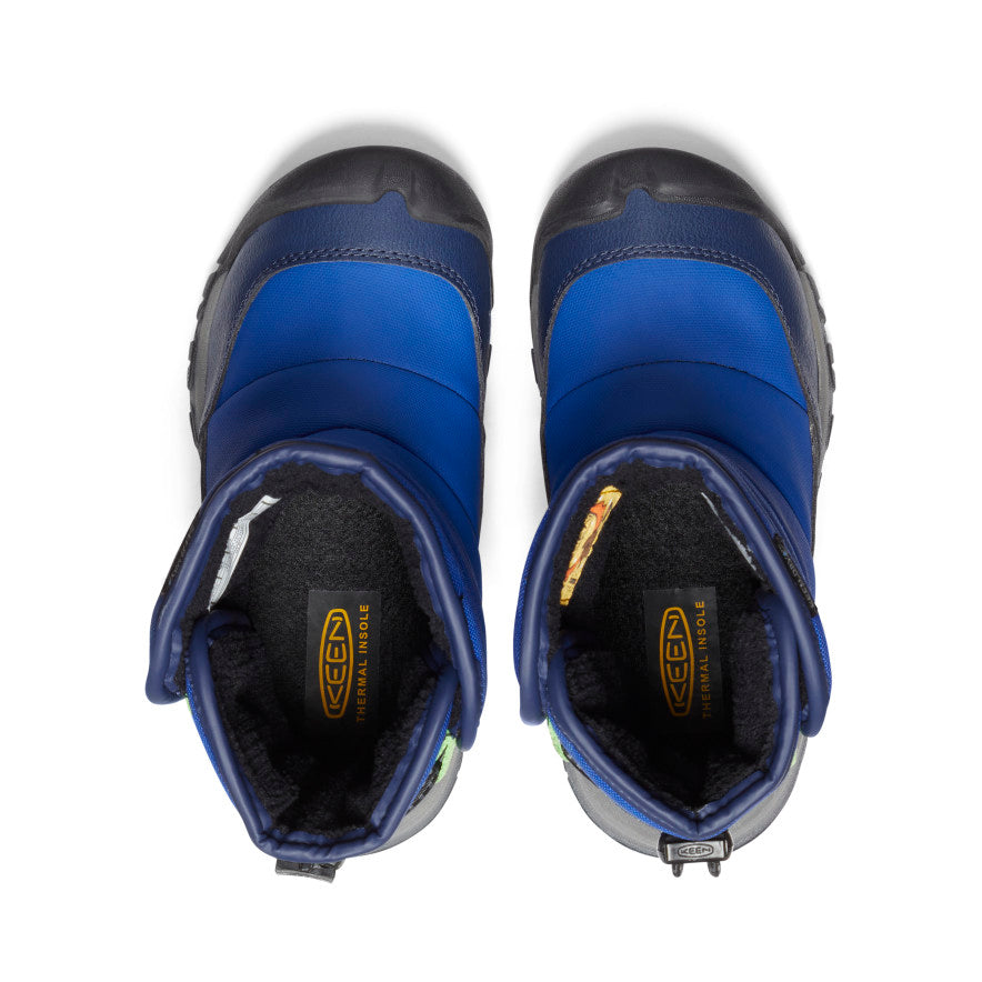 Waterproof Winter Boots for Toddlers & Kids - Navy Blue & Surf Design | Warm Snow Boots for Boys & Girls, Non-Slip Sole for Outdoor Play, Snowy Days & Winter Adventures