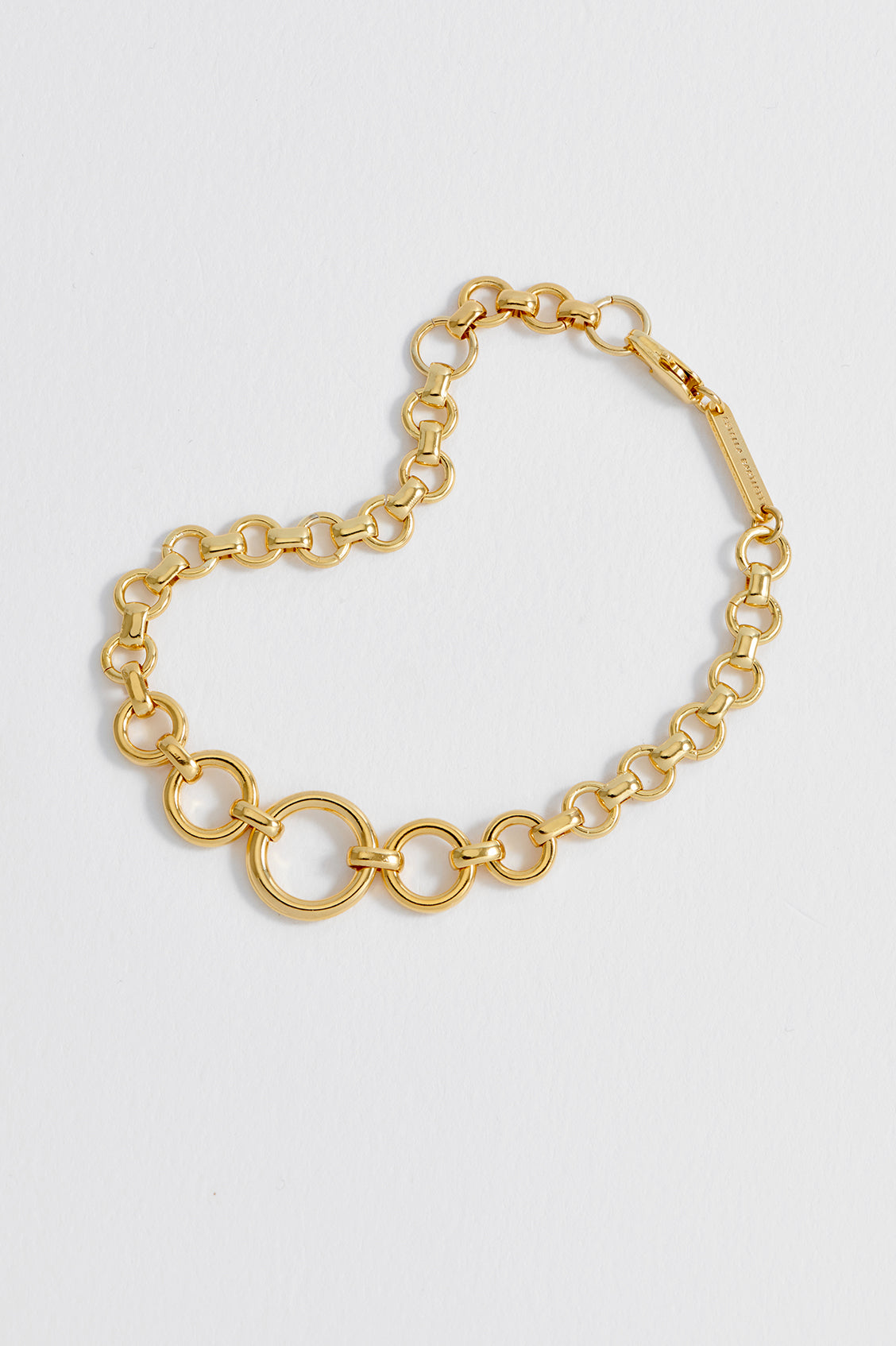 Elegant Graduated Round Link Chain Bracelet for Women - Perfect for Everyday Wear, Parties & Gifts