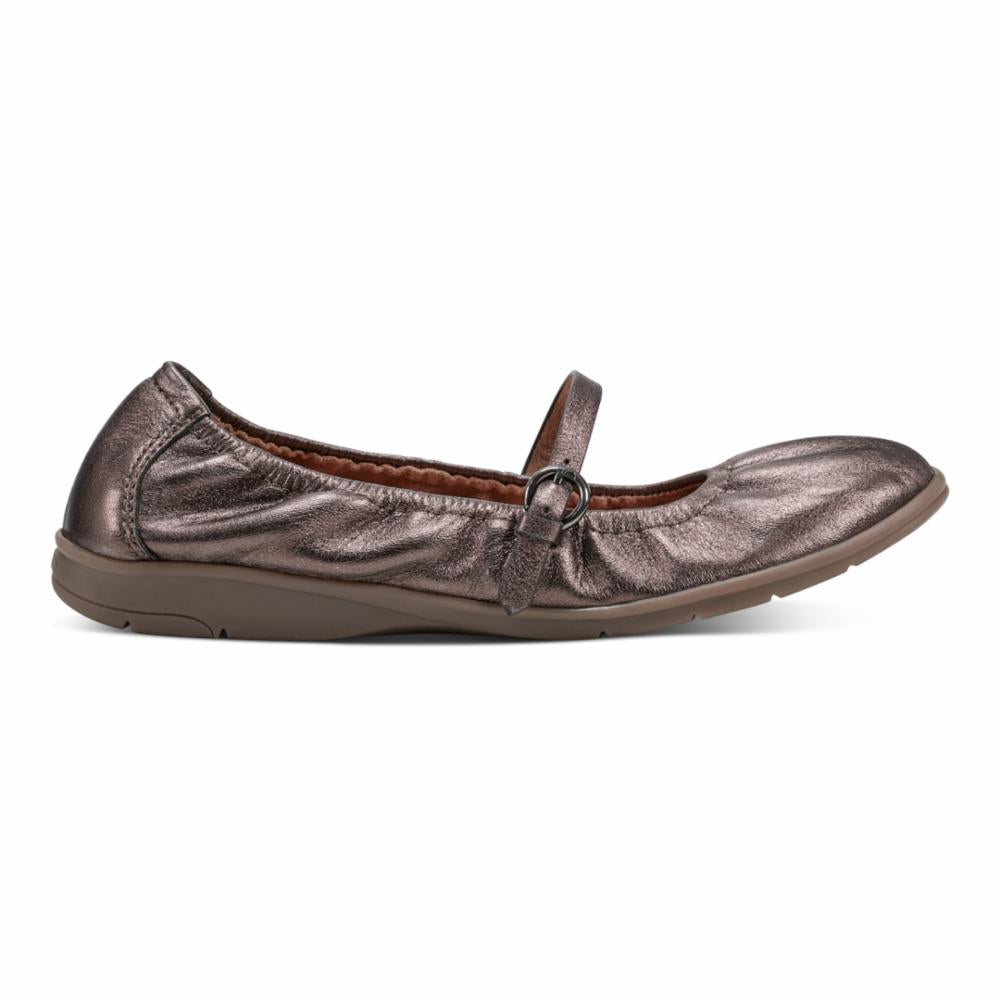 Earth Women's Korvino Metallic Wedge Sandals - Comfortable Summer Casual Shoes for Walking, Beach & Outdoor Activities | Fashionable Open-Toe Footwear for Women