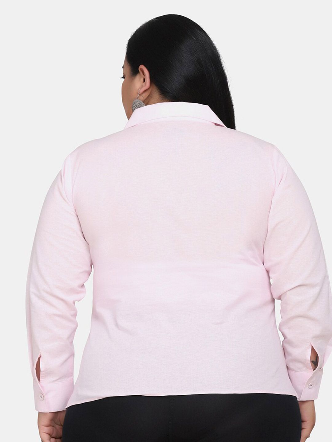 Soft & Breathable Cotton Linen Top for Women - Baby Pink Summer Blouse | Perfect for Casual Outings, Beach Vacations & Boho Style Outfits