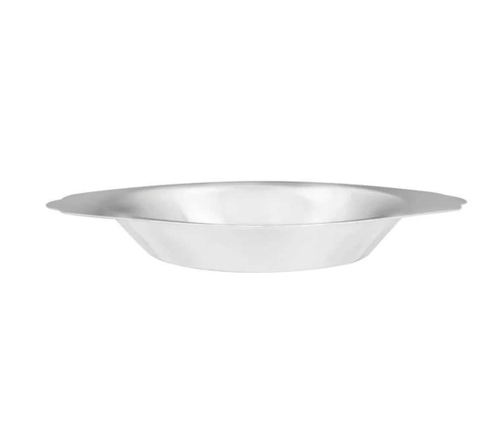 Soro Essentials - Set of 2 Stainless Steel 8 oz Round Au Gratin Dishes for Baking, Serving Lasagna, Casseroles & Cobblers - Perfect for Individual Portions, Dinner Parties & Holiday Entertaining