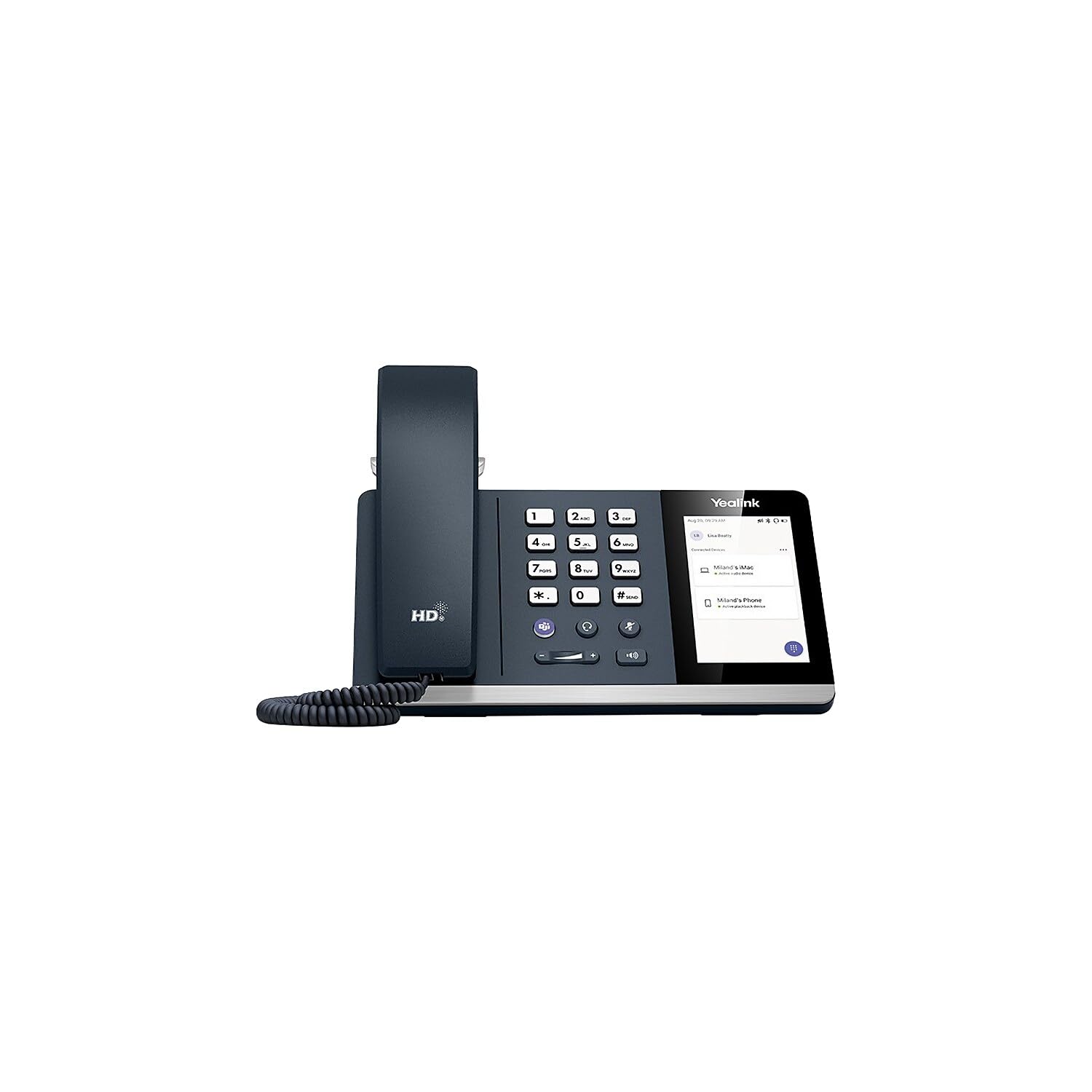 Yealink MP50 USB Business Phone - Microsoft Teams & UC Compatible for Office Communication & Remote Work