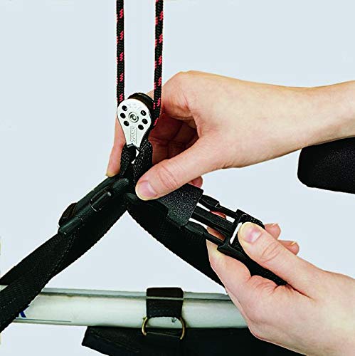 HARKEN Kayak Overhead Garage Storage Hoist - Self-Leveling Anti-Drop System for Safe & Easy One-Person Operation | Smart Garage Organization for Kayaks, Canoes & Paddleboards | Perfect for Small Spaces & Water Sports Enthusiasts