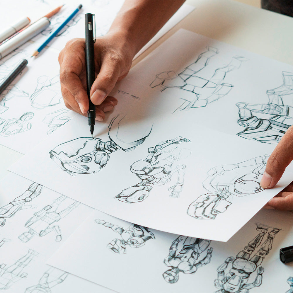Clairefontaine BD Comics Manga Storyboard Pad A4 - 100 Sheets with Simple Frame for Anime Drawing, Comic Creation & Storyboarding | Perfect for Artists, Illustrators & Animators