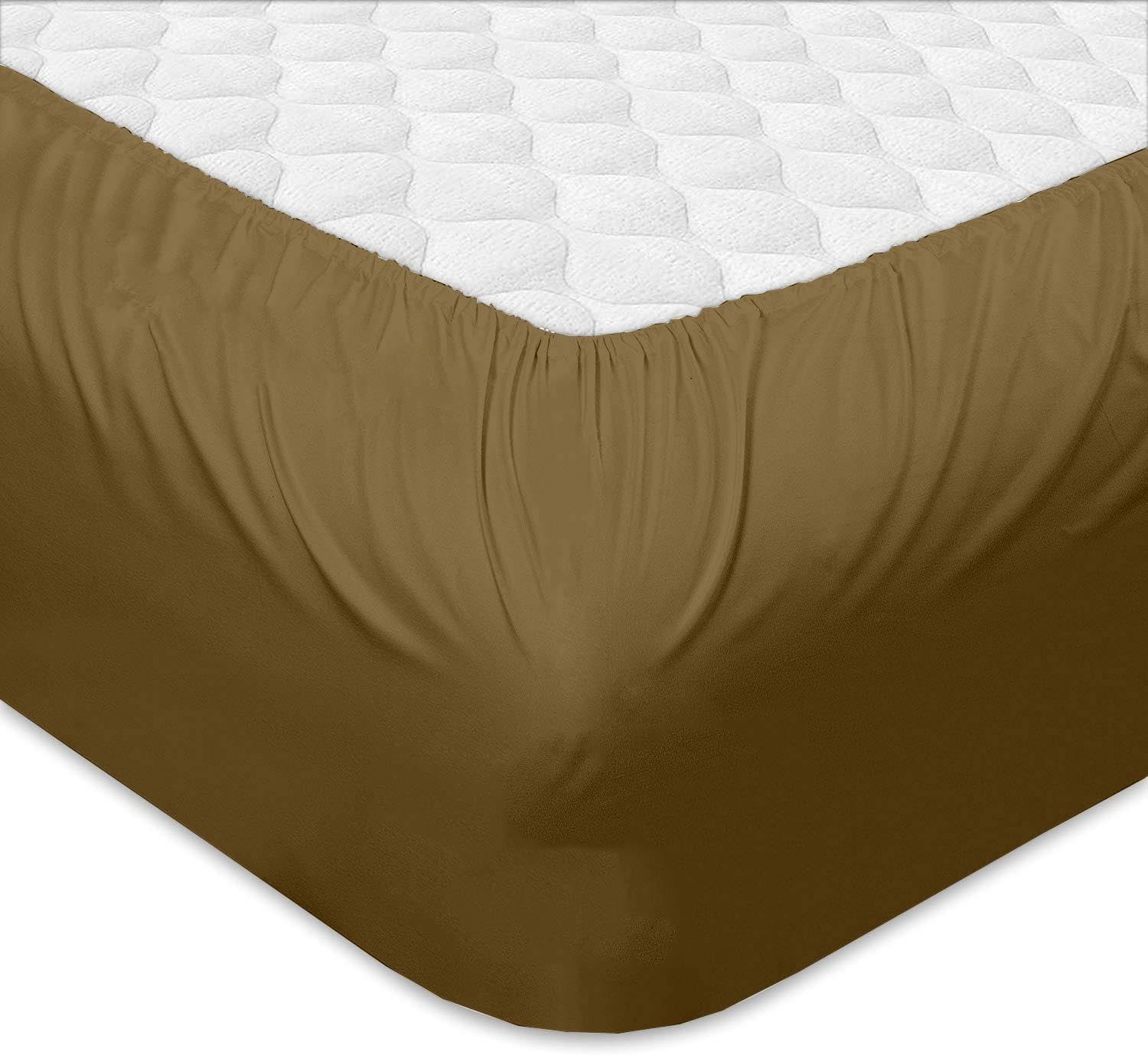Premium 600 Thread Count 100% Cotton Split King Sheet Set for Adjustable Beds - 15