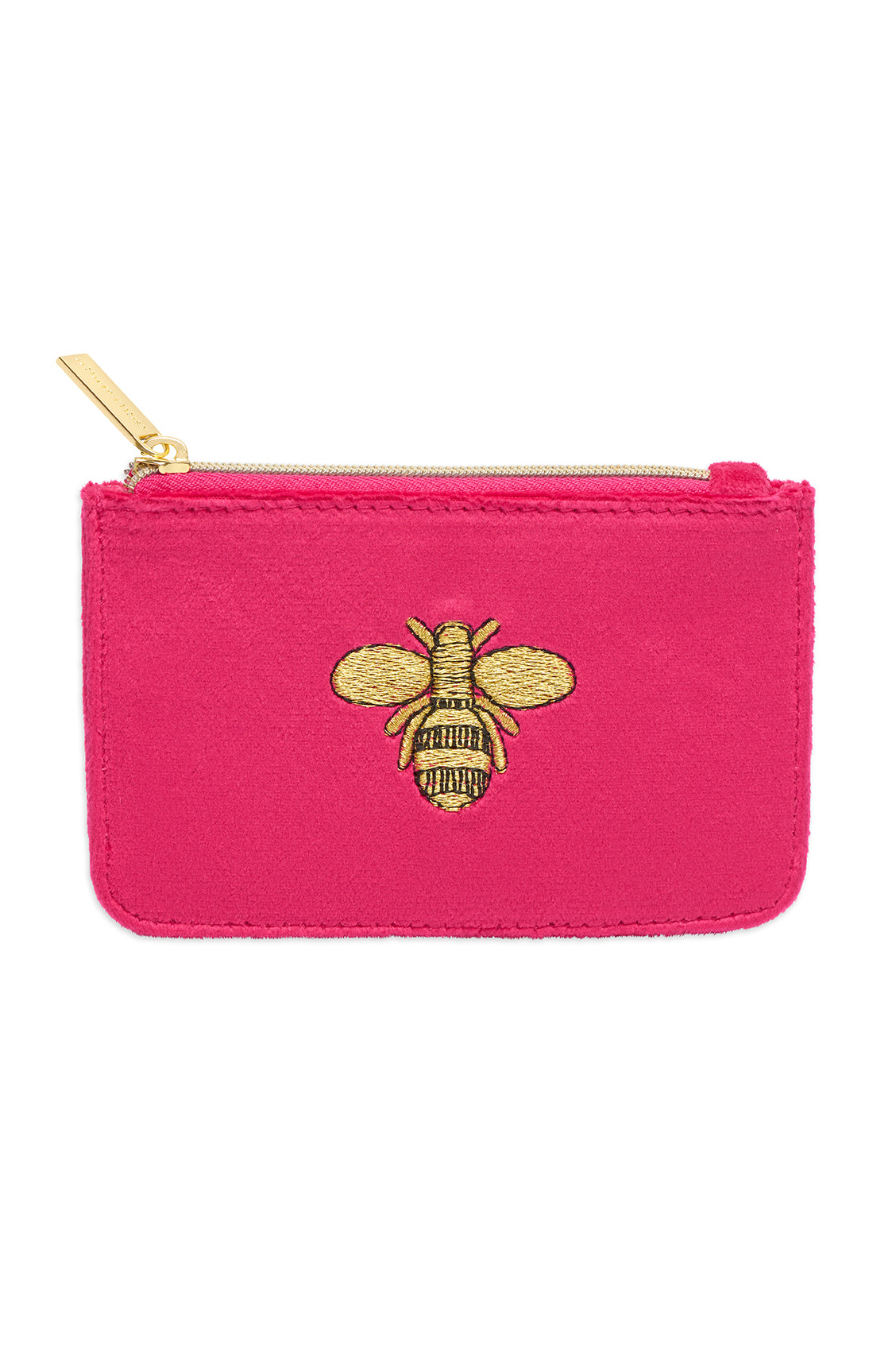 Embroidered Bee Card Holder Wallet - Stylish & Compact for Credit Cards, ID, and Cash - Perfect for Everyday Use, Travel, and Gifts