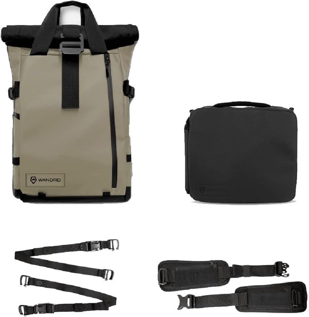 WANDRD PRVKE 31L Photography Backpack - Waterproof Travel Camera Bag with Laptop Compartment & Accessories for DSLR, Mirrorless - Perfect for Photographers, Travelers & Outdoor Adventures