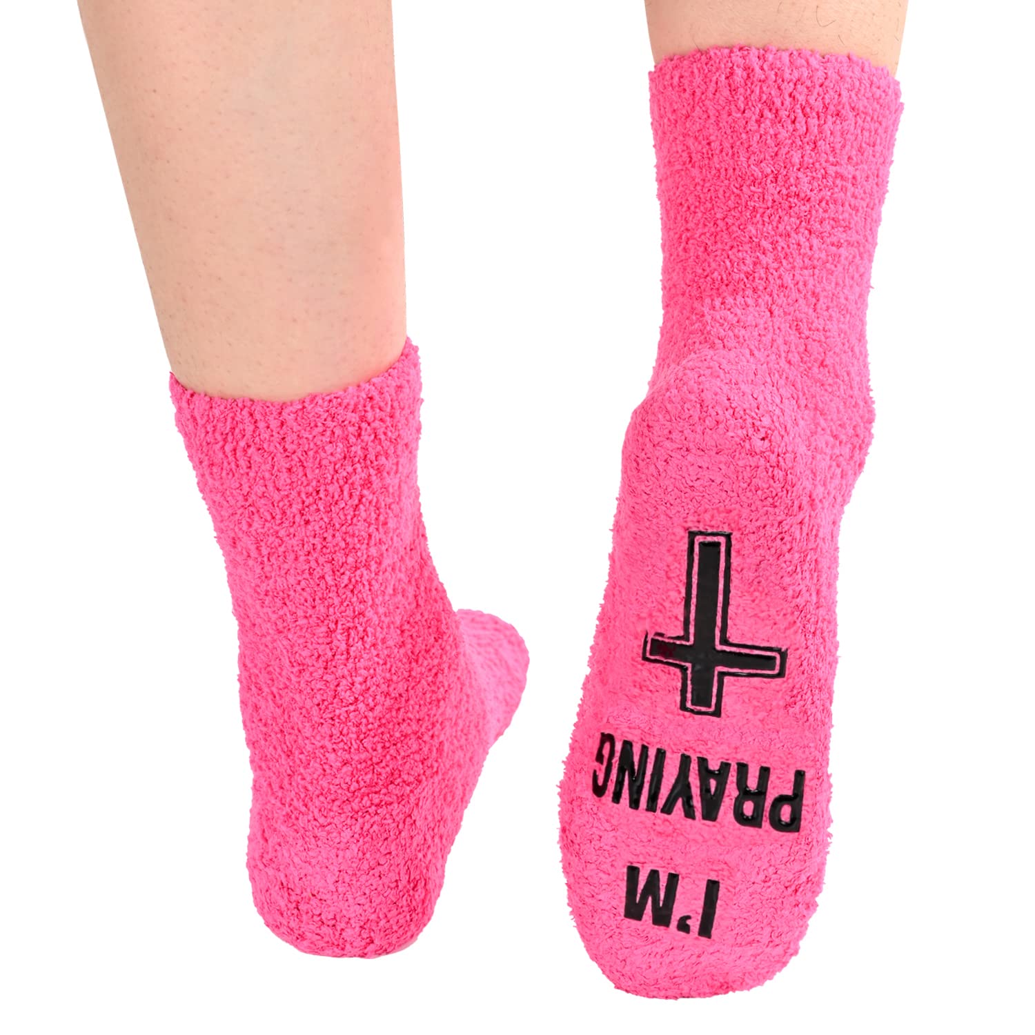HappyPop Christian Socks - Religious Easter Gifts with Serenity Prayer, Jesus Inspired Faith Socks for Women & Men | Church, Bible Study & Worship Apparel