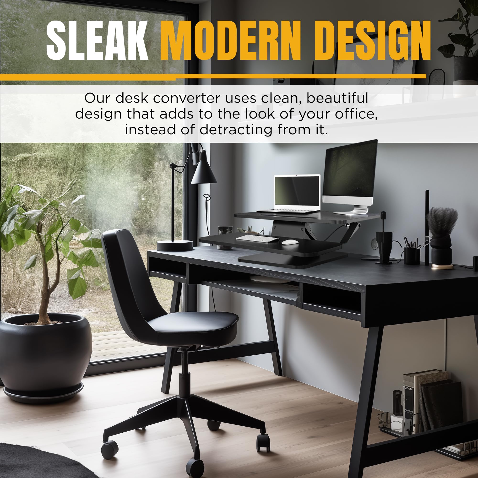 Adjustable Standing Desk Converter - 26