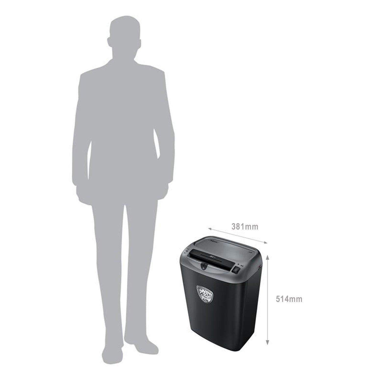 Fellowes Powershred 70S 14-Sheet Cross-Cut Paper Shredder with Credit Card Slot & SafetyLock (4671001) - Ideal for Home Office, Small Business & Secure Document Destruction