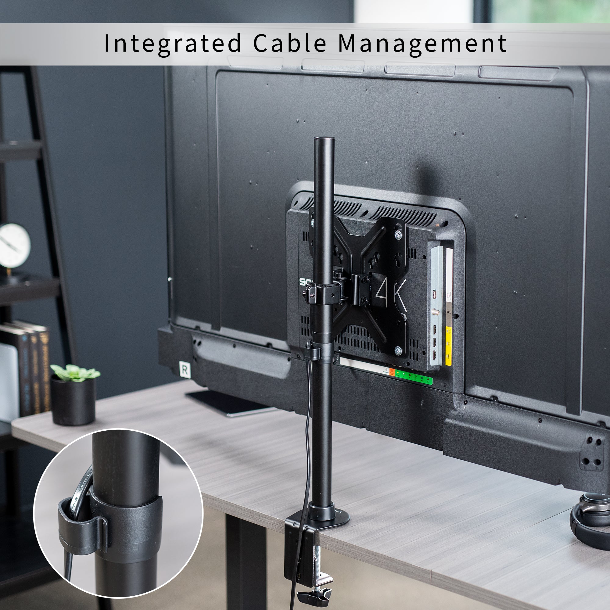 Universal TV Wall Mount Bracket for 23-55 Inch Flat Screen TVs - Full Motion Articulating Arm with Tilt & Swivel - Perfect for Living Room, Bedroom, or Office Setup