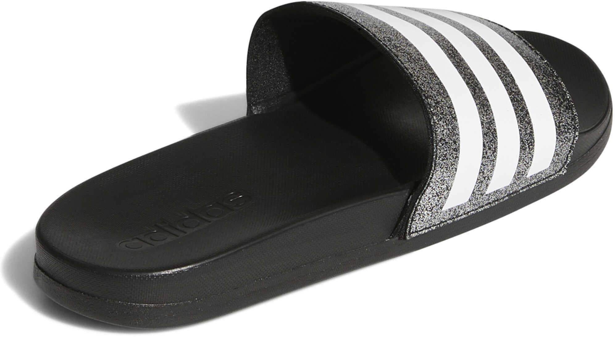 Adidas Adilette Cloudfoam+ Kids Slides - Comfortable Waterproof Sandals for Boys & Girls - Perfect for Pool, Beach, and Summer Outdoor Activities
