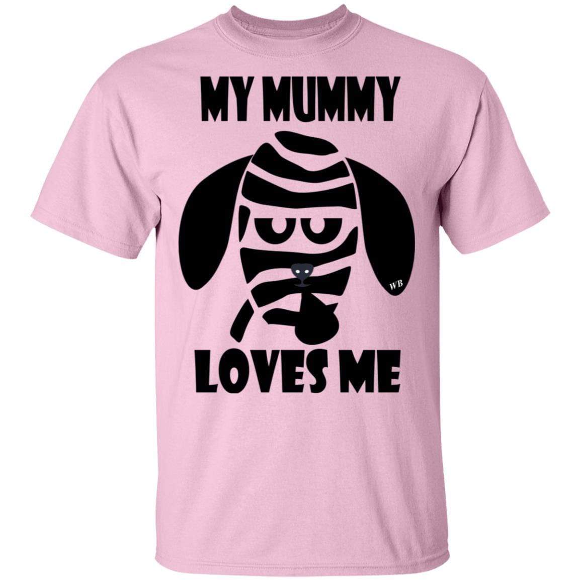 My Mummy Loves Me Halloween Cotton T-Shirt | Funny Wine Lover Gift | WineyBitches.Co | Perfect for Halloween Parties & Wine Tasting Events