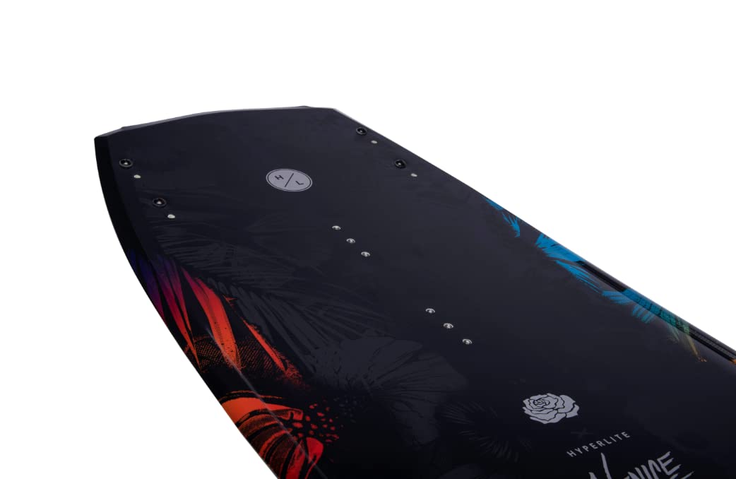 Hyperlite Venice Women's Wakeboard 136cm - Black/Red - Premium Performance for Wakeboarding & Water Sports
