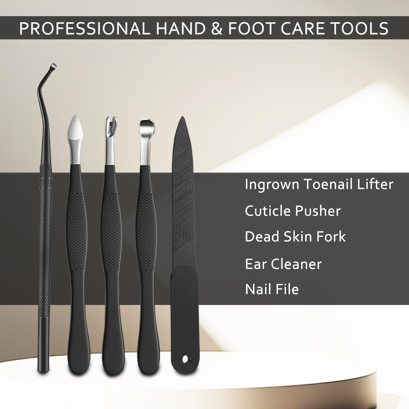 Professional Ingrown Toenail Clipper & Correction Kit - Pedicure Tool for Thick & Ingrown Nails Removal - Perfect for Home Nail Care & Podiatrist-Recommended Treatment