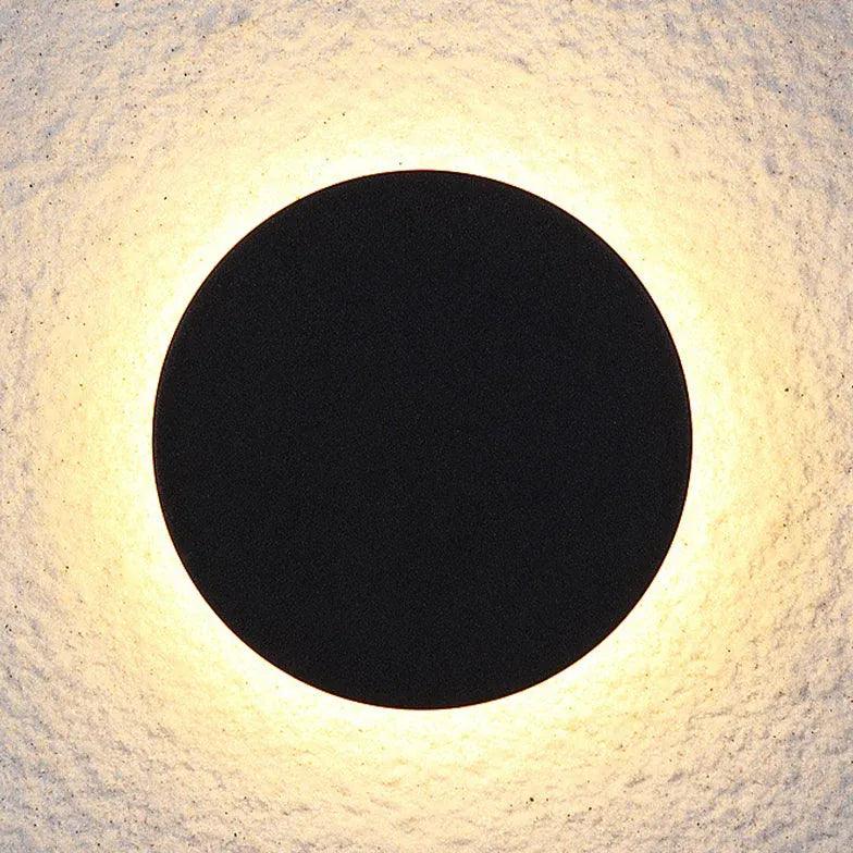 Round Outdoor Wall Light LED - Weatherproof IP65, Dusk to Dawn Sensor, 12W Energy Saving, Black Matte Finish - Perfect for Porch, Patio, Garden, and Garage Lighting