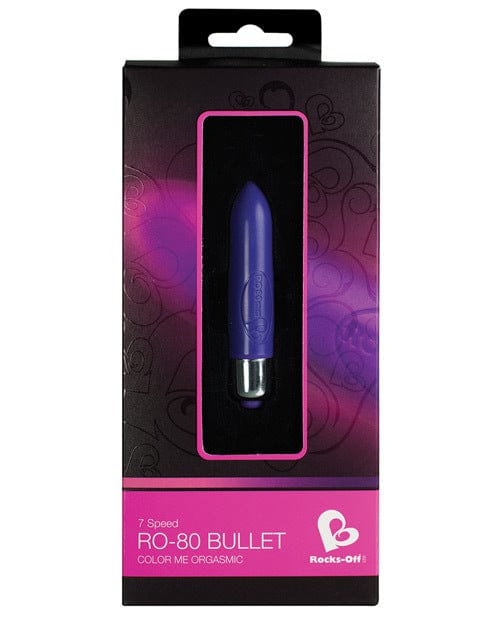 Rocks Off Color Me Orgasmic RO 80mm Bullet Vibrator - 7 Speed Color Changing Personal Massager for Women | Perfect for Couples Play & Solo Pleasure