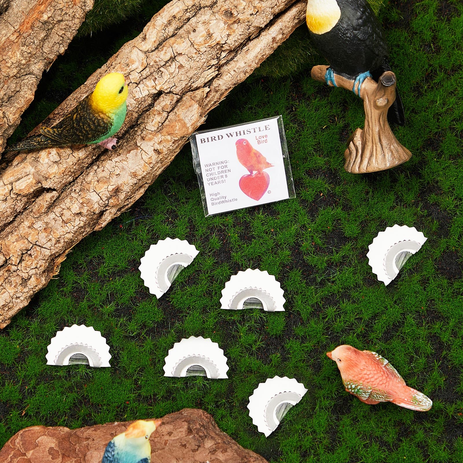 10 Pcs Bird Whistle Toys - Magic Bird Caller Tongue Tweeting Noisemaker for Outdoor Adventures, Hunting, Camping & Bird Watching - Fun Gag Toys & Prank Gifts for Kids & Adults