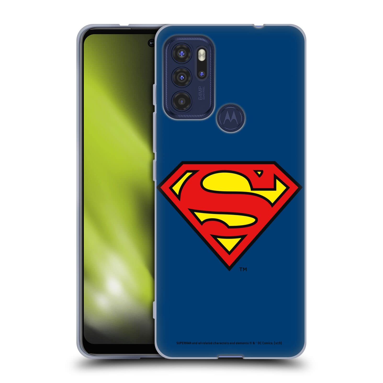 Official Superman DC Comics Classic Logos Soft Gel Case for Motorola Moto G60S - Durable Protection & Stylish Design for Everyday Use