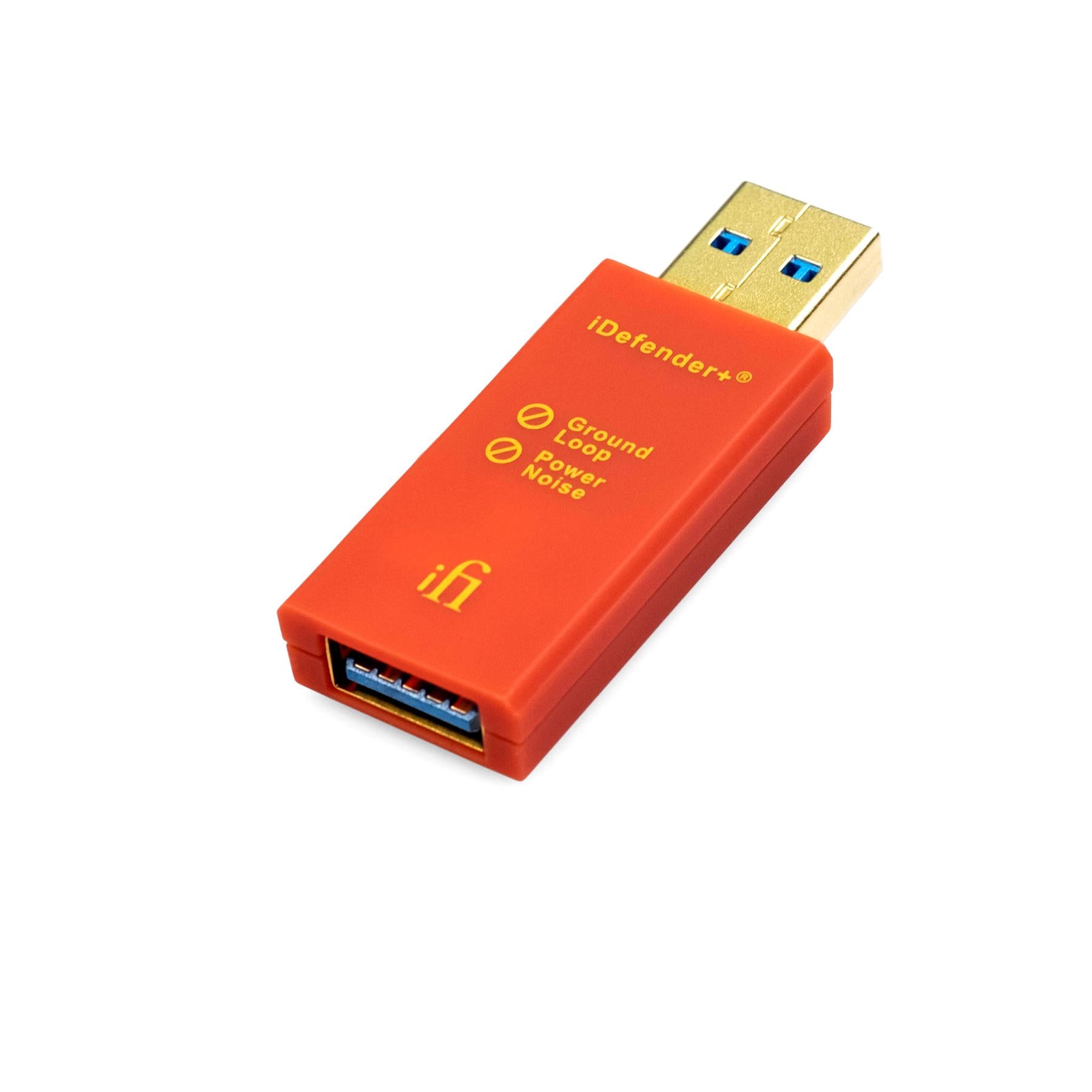 iFi iDefender USB Audio Ground Loop Noise Eliminator for Computer - Fix Hum & Buzz in Recording Studio, Home Theater & DJ Setup