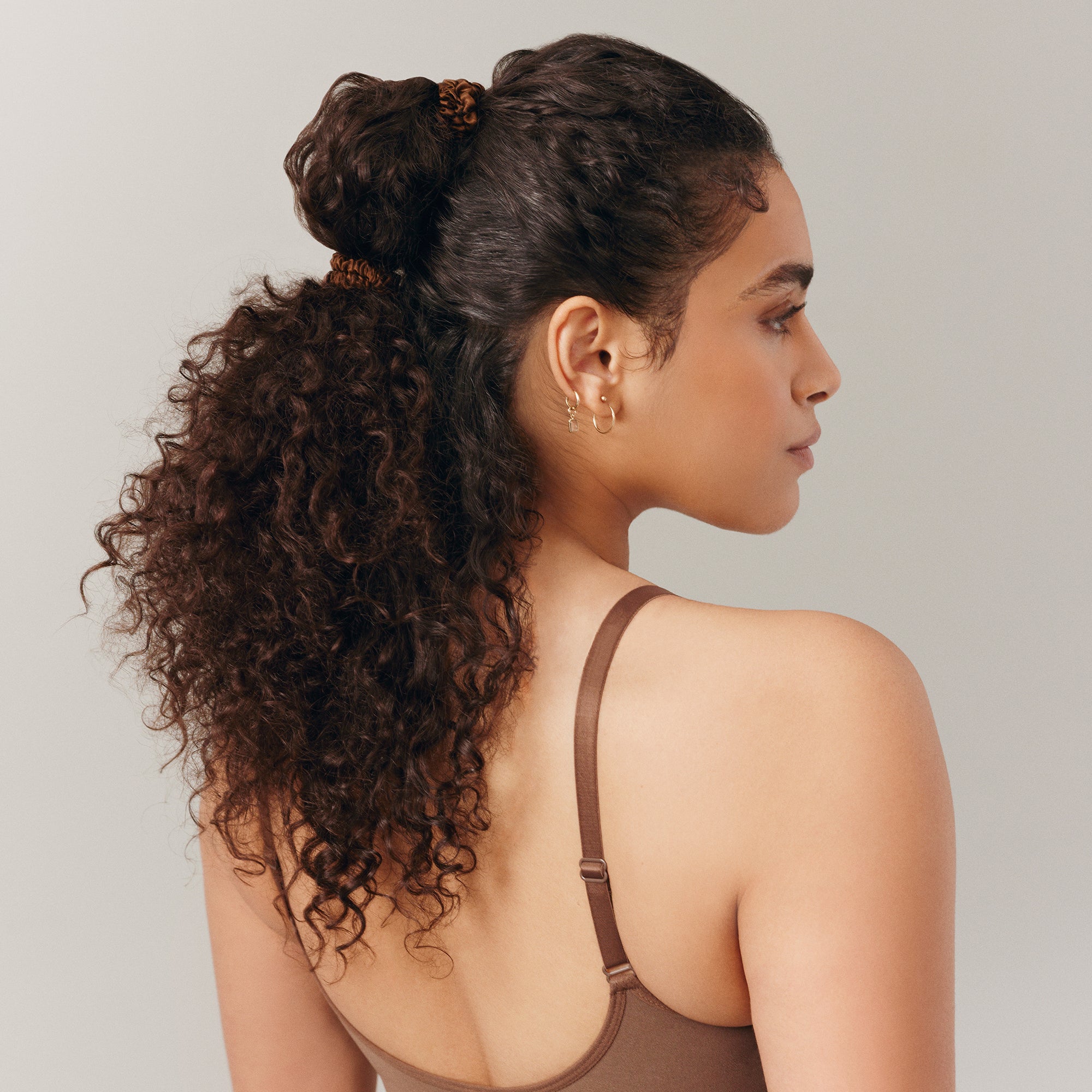 Slip Pure Silk Skinny Scrunchies Hair Ties - Back to Basics Collection for Women & Girls - Perfect for Workouts, Yoga, and Everyday Hair Styling