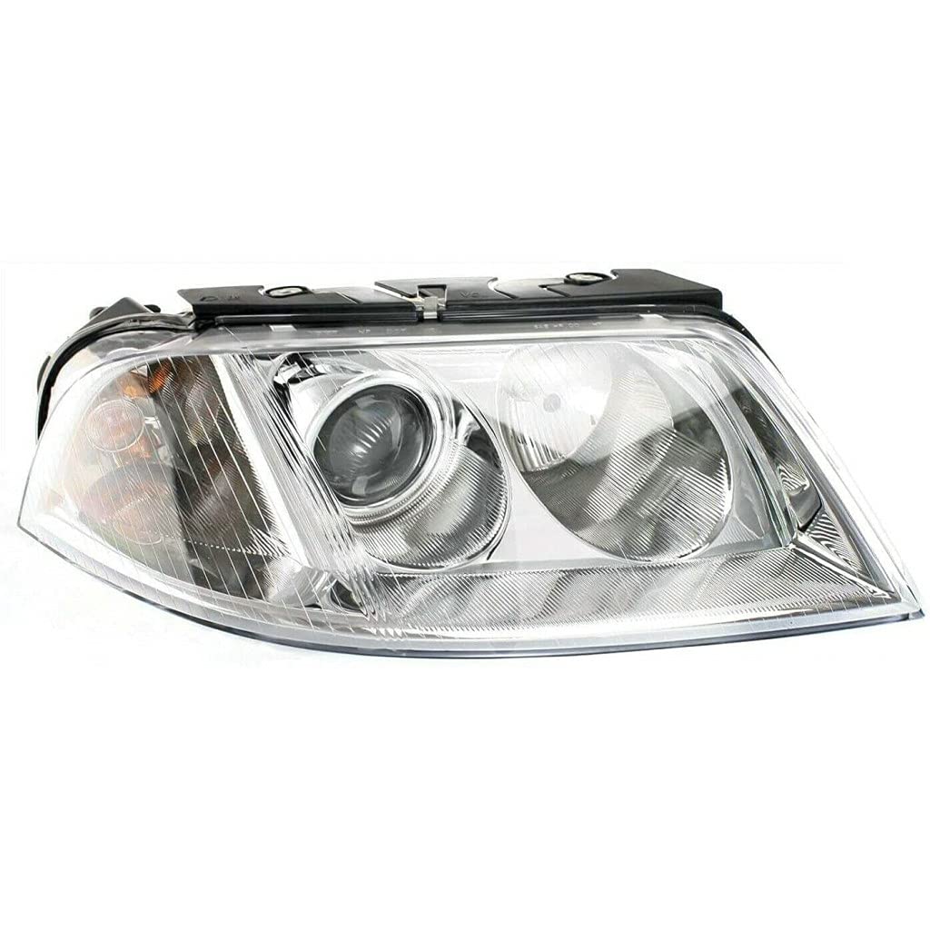 Volkswagen Passat Headlight Assembly Passenger Side (Left) 2001-2005 - Compatible with VW2503118 - Includes Bulbs - Replacement for Dim/Broken Headlights - Perfect for Night Driving & Foggy Conditions