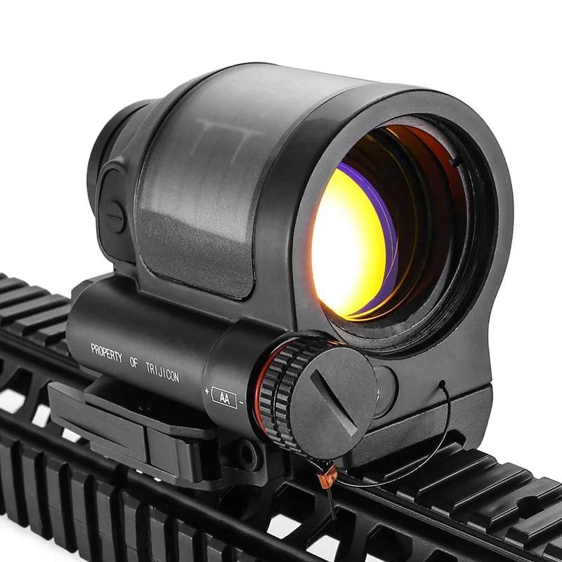 Tactical SRS Solar Power Red Dot Sight - Military Grade Sealed Reflex Scope for Hunting, Airsoft & Wargame | Perfect for Outdoor Shooting, Tactical Training & Survival Scenarios
