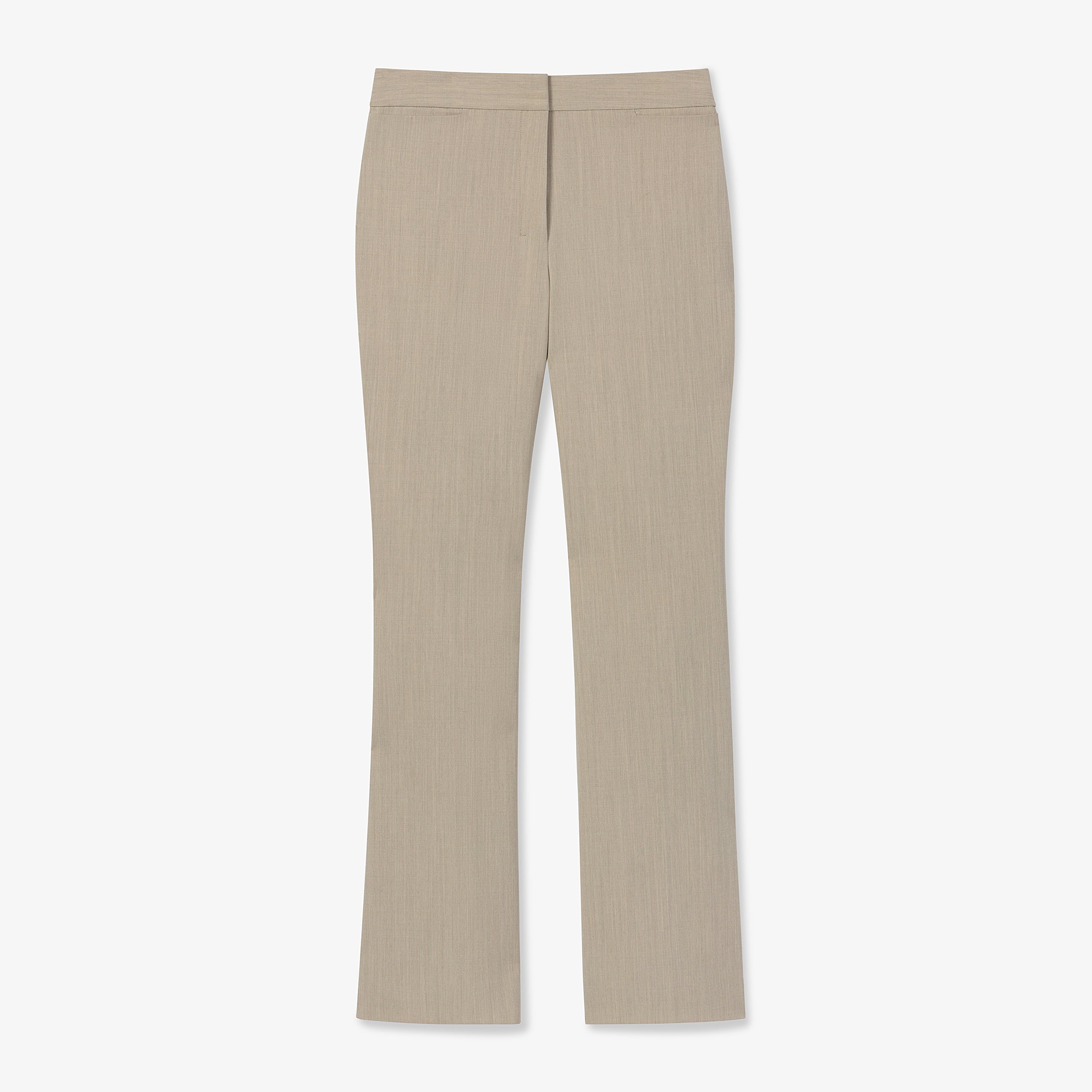 Horton Pant - Washable Wool Twill Pants for Men & Women | Natural Melange Color | Comfortable Office Wear & Casual Outfits