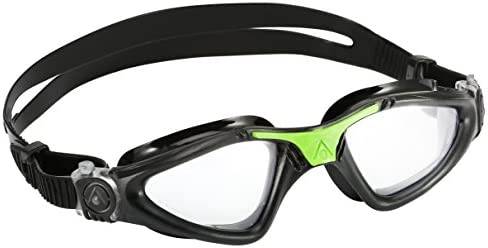 Aqua Sphere Kayenne A1 Photochromatic Swimming Goggles - Grey/Green Lens for Indoor & Outdoor Pool, Open Water, Triathlon Training