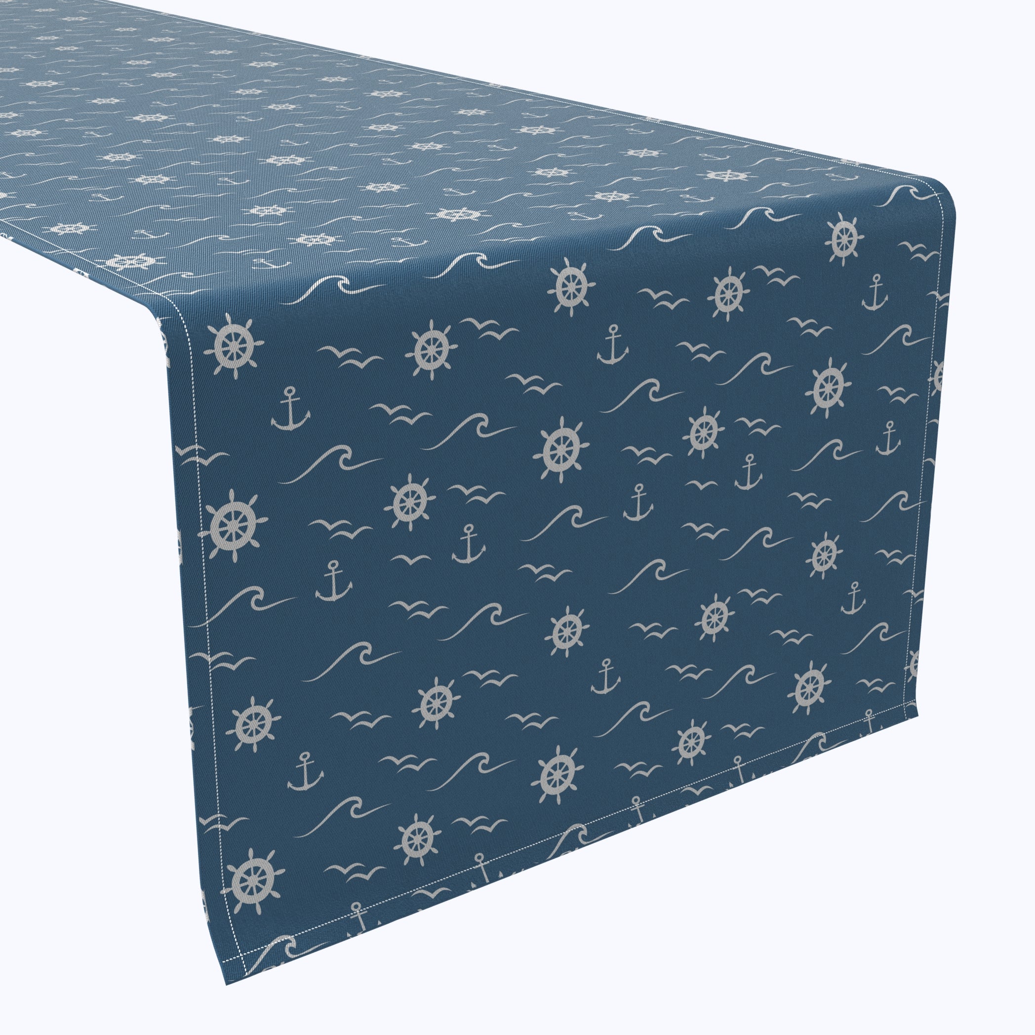 Coastal Sea Table Runners - Nautical Beach Theme Dining Decor for Kitchen, Wedding & Party - Perfect for Coastal Home, Seaside Dinner & Summer Entertaining