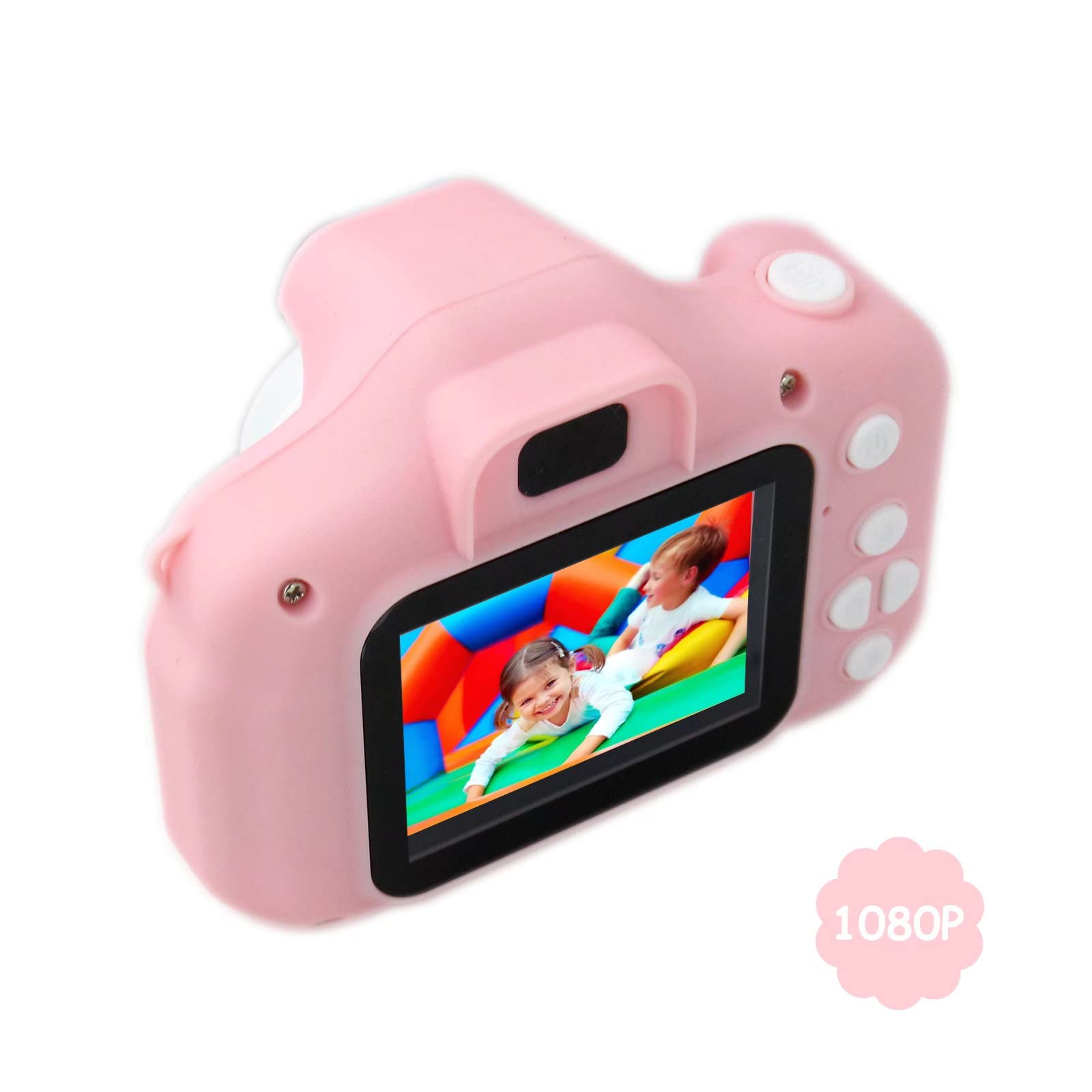 HD 1080P Mini Kids Camera Toy with 2.0 Inch Screen - Perfect Birthday Gift for Children, Video Recorder with Language Switching - Great for Travel, Learning & Creative Play
