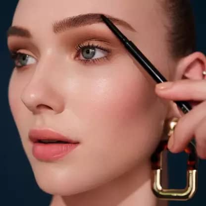 2 in 1 Hairline Stamp & Eyebrow Pencil Makeup Kit - Natural Hair Growth & Brow Filling for Daily Beauty Routine - Perfect for Busy Mornings, Travel & Touch-ups