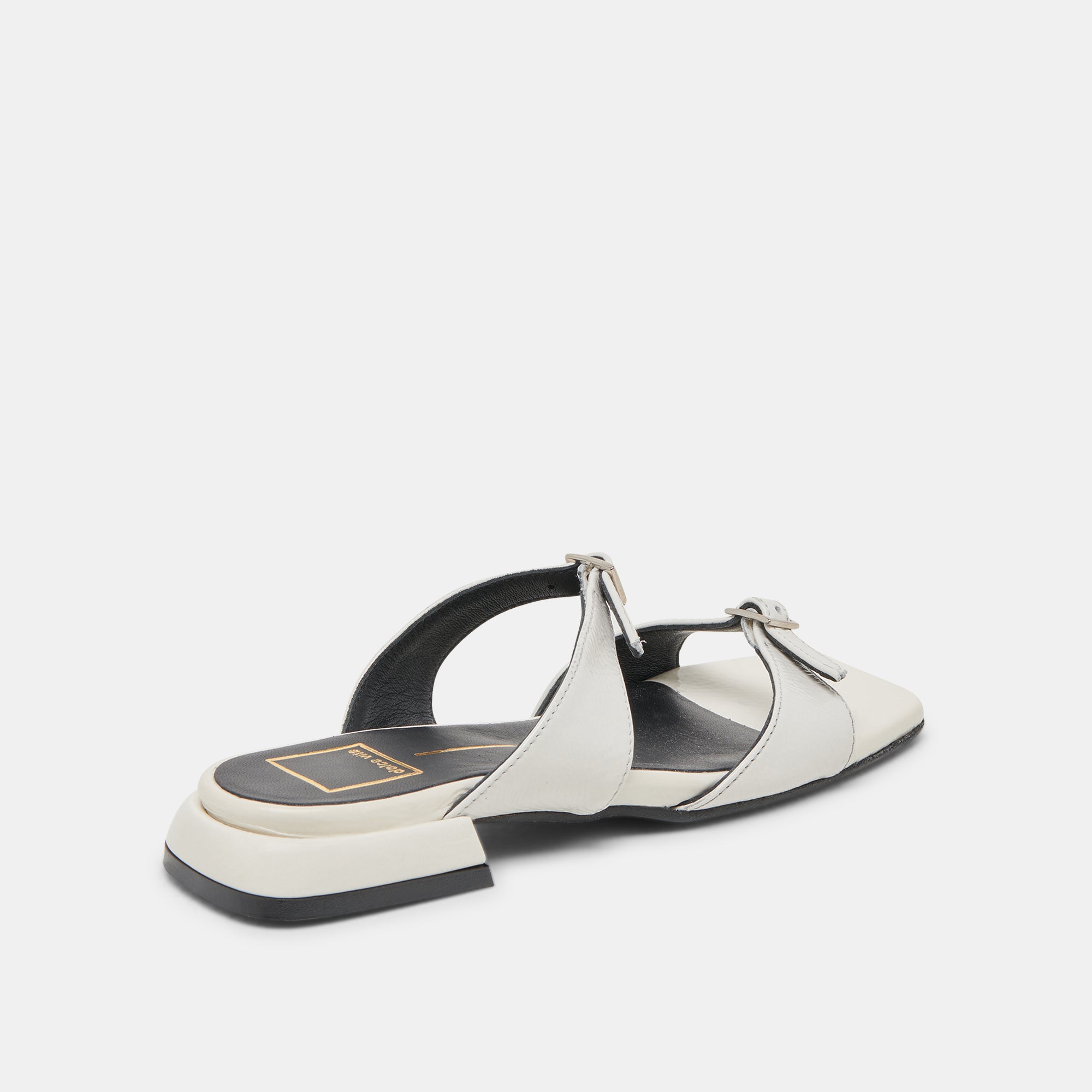 Lavern Sandals Off White Crinkle Patent - Stylish & Comfortable Women's Summer Shoes for Beach, Pool, and Casual Outings