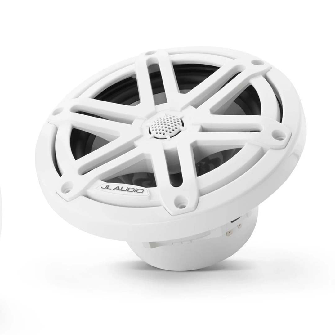 JL Audio M3 650X S Gw - 6.5 Inch 2-Way Marine Speakers (Sport Gloss White) - Waterproof Boat Audio System for Boats, Yachts & Outdoor Adventures