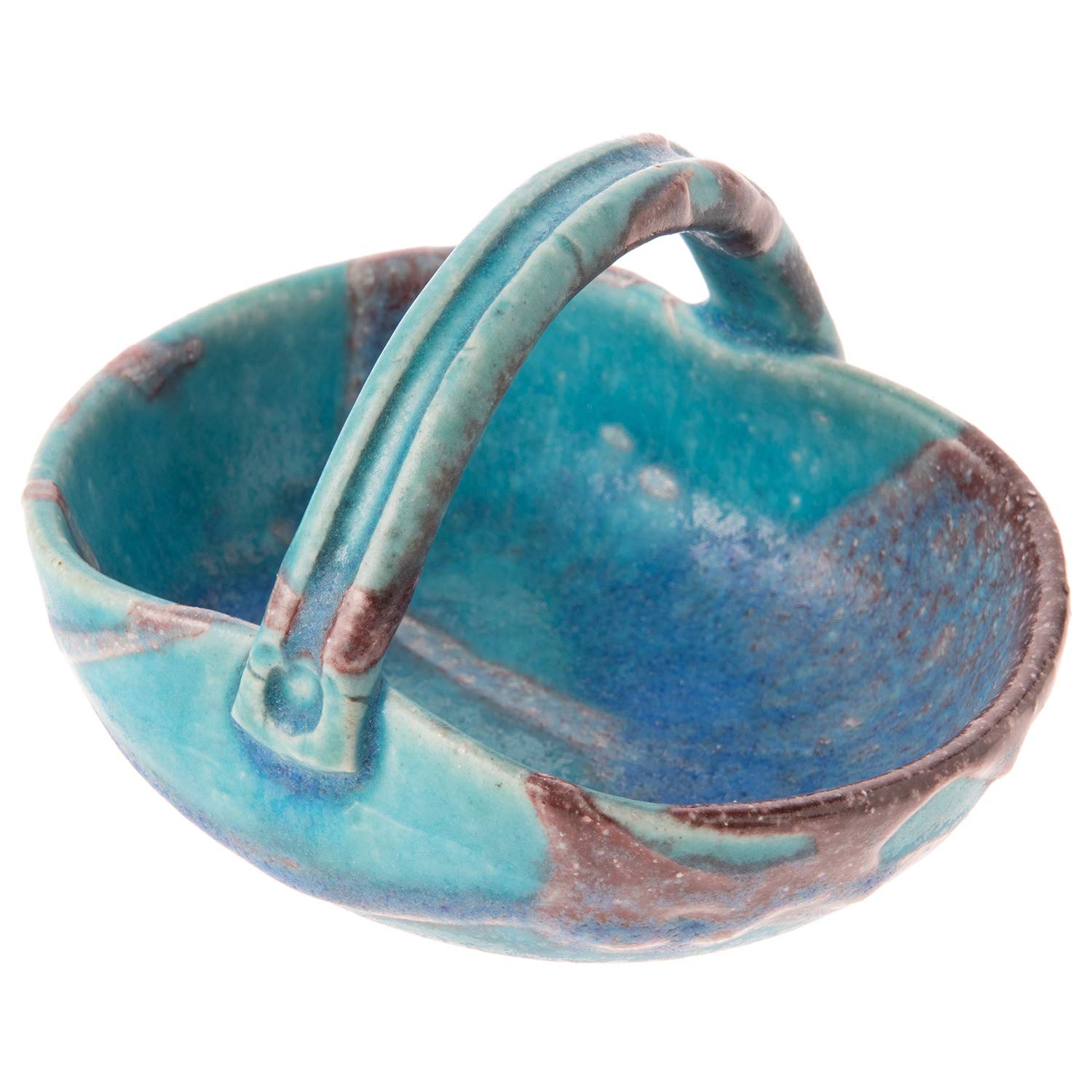 Premium Shigaraki Ware MR-3-3441 Japanese Hechimon Bean Pot with Dew Grass Handle - Traditional Clay Cookware for Slow Cooking Beans, Stews & Soups - Perfect for Japanese Cuisine & Rustic Kitchen Decor